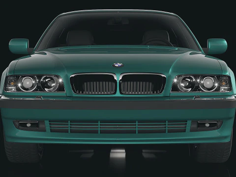 Sedan 7 series 1998 3D Model