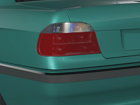 Sedan 7 series 1998 3D Model