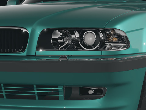 Sedan 7 series 1998 Modelo 3D