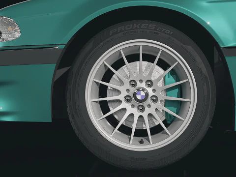 Sedan 7 series 1998 3D Model