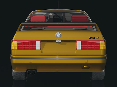 Sedan M3 e30 1985 3D Модель