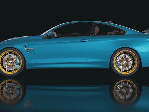 Sedan M4 GTS 2016 3D Model