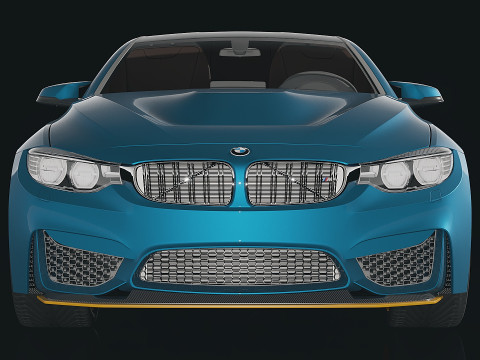 Sedan M4 GTS 2016 3D Model