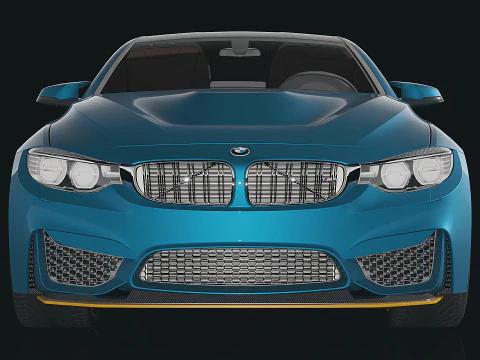 Sedan M4 GTS 2016 3D Model