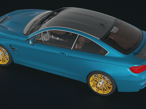 Sedan M4 GTS 2016 3D Model