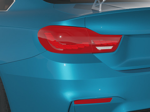 Sedan M4 GTS 2016 3D Model