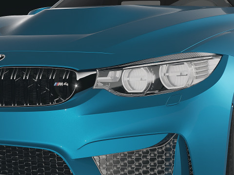 Sedan M4 GTS 2016 3D Model