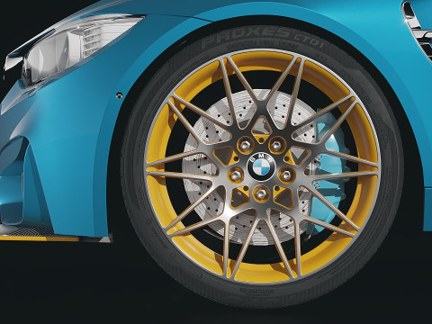 Sedan M4 GTS 2016 3D Model