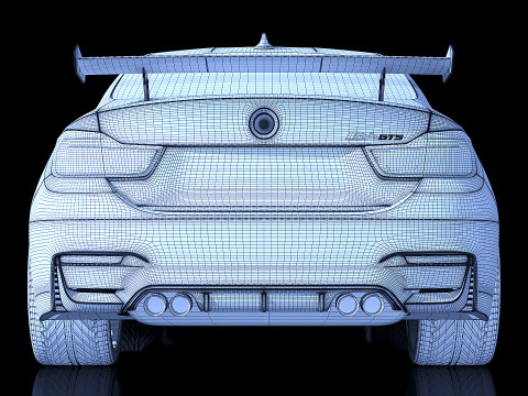 Sedan M4 GTS 2016 3D Model