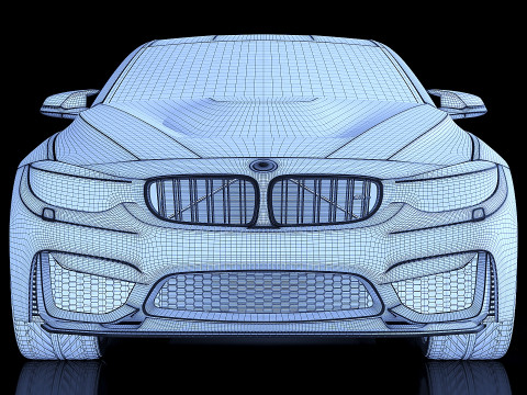Sedan M4 GTS 2016 3D Model