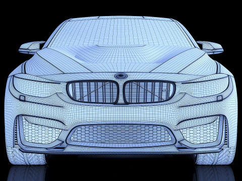 Sedan M4 GTS 2016 3D Model