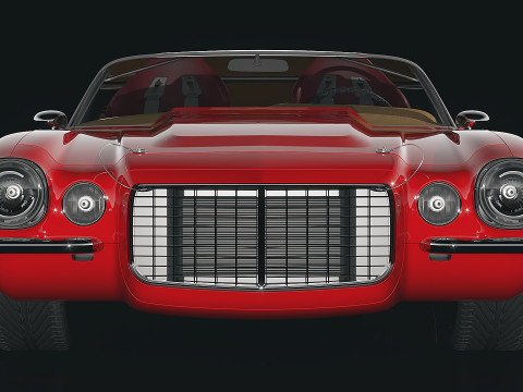 Muscle car Camaro 1970 3D-Modell