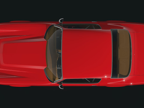 Muscle car Camaro 1970 3D-Modell
