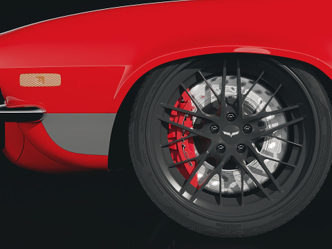 Muscle car Camaro 1970 3D-Modell