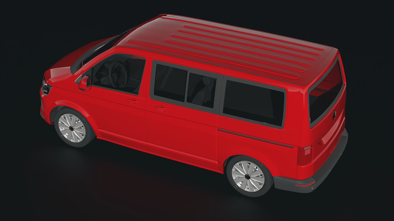 T6 Kombi Modelo 3D .c4d .max .obj .3ds .fbx .stl .blend 