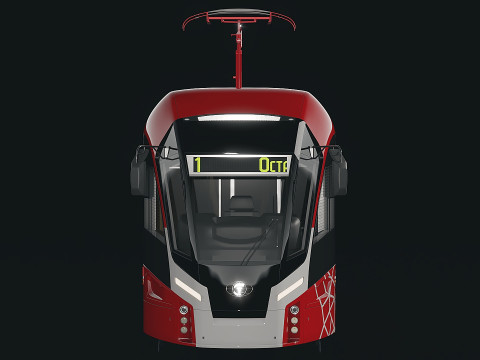 City streetcar 3D Model