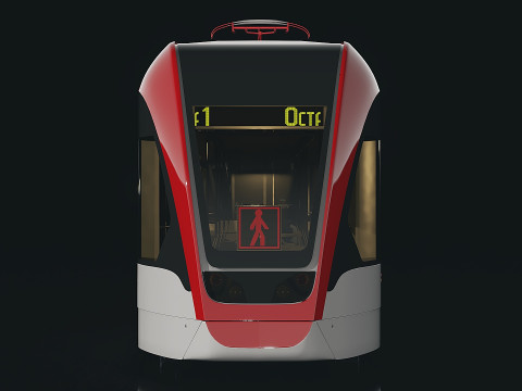 City streetcar 3D Model