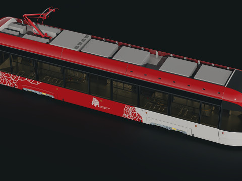 City streetcar 3D Model