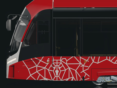 City streetcar 3D Model