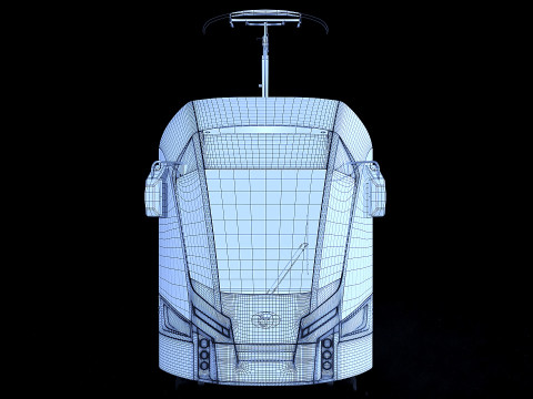 City streetcar 3D Model