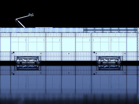 City streetcar 3D Model