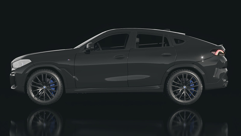SUV X6 2018 Modèle 3D .c4d .max .obj .3ds .fbx .stl .blend