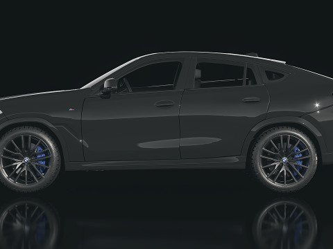 SUV X6 2018 3D-Modell