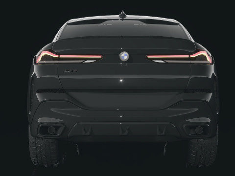 SUV X6 2018 Modèle 3D
