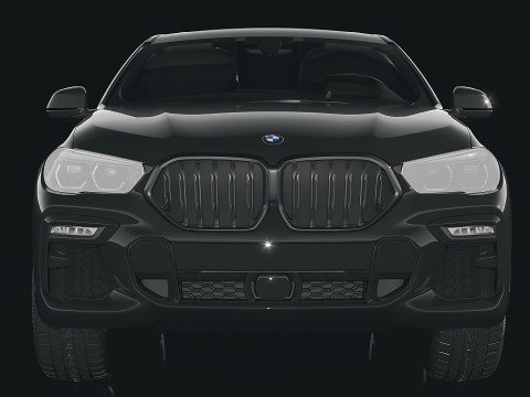 SUV X6 2018 Modèle 3D