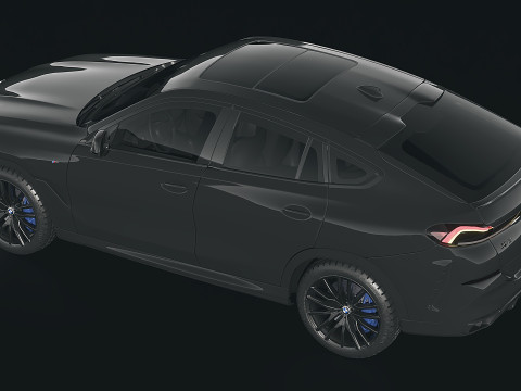 SUV X6 2018 Modèle 3D