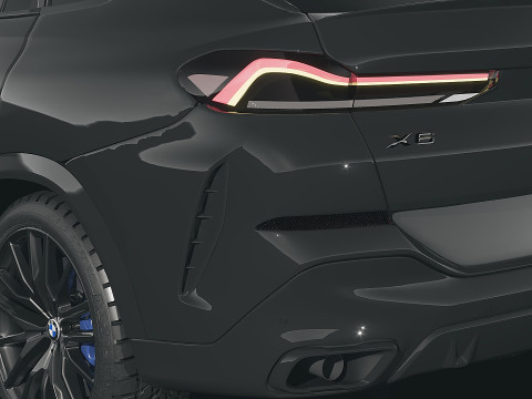 SUV X6 2018 Modèle 3D