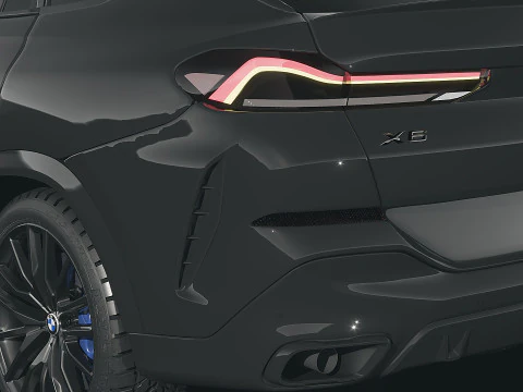 SUV X6 2018 3D Model