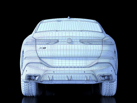 SUV X6 2018 Modèle 3D