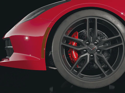 Chevrolet Corvette C7 3D Model