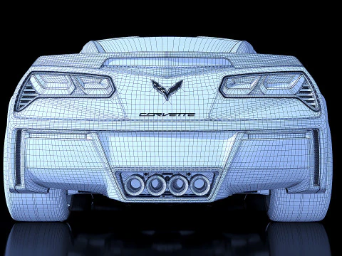 Chevrolet Corvette C7 3D Model