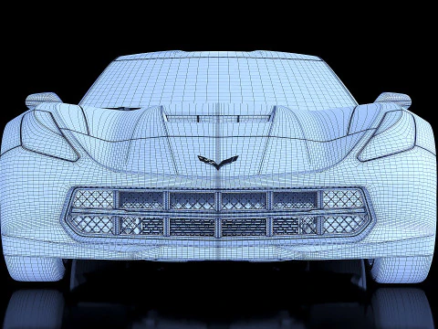Chevrolet Corvette C7 3D Model