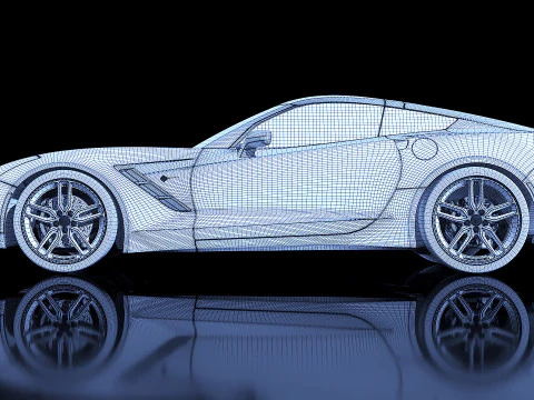 Chevrolet Corvette C7 3D Model