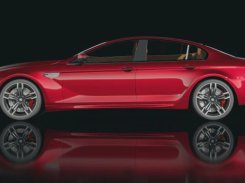 Sedan M6 Gran Coupé 2014 Modelo 3D
