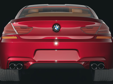 Sedan M6 Gran Coupe 2014 3D Модель