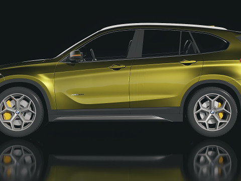 Sedan X1 2016 3D 模型