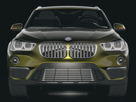Sedan X1 2016 3D Model