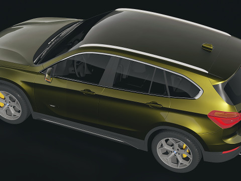 Sedan X1 2016 3D Model