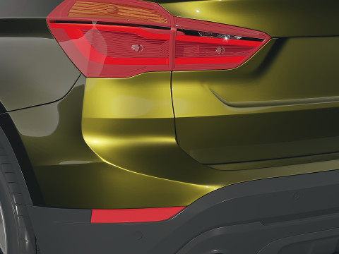 Sedan X1 2016 3D Model