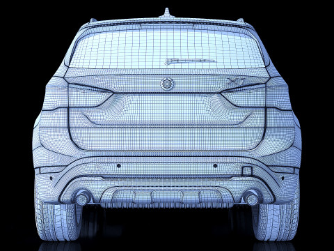Sedan X1 2016 3D Model