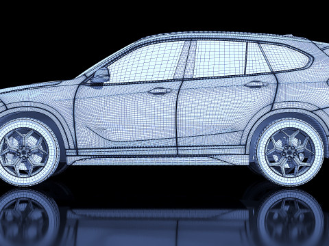 Sedan X1 2016 3D Model