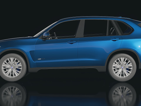 Sedan X5 2014 3D 模型