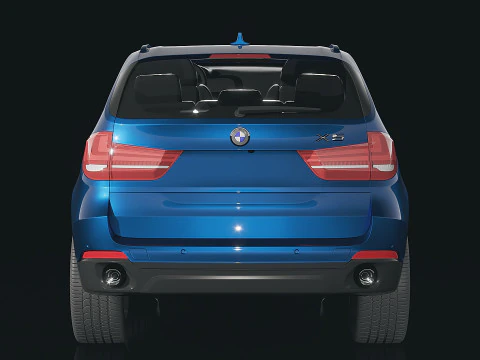 Sedan X5 2014 3D Model