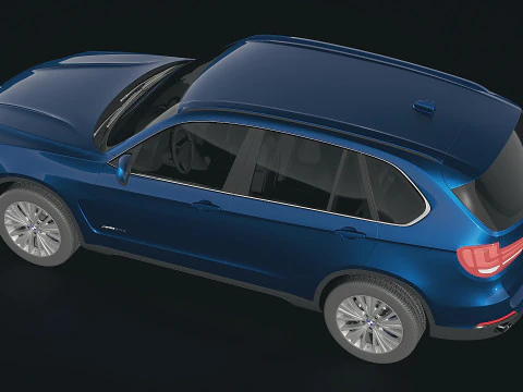 Sedan X5 2014 3D Model