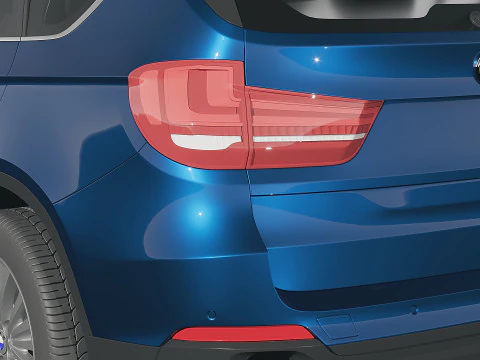 Sedan X5 2014 3D Model