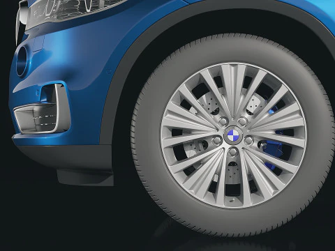 Sedan X5 2014 3D Model
